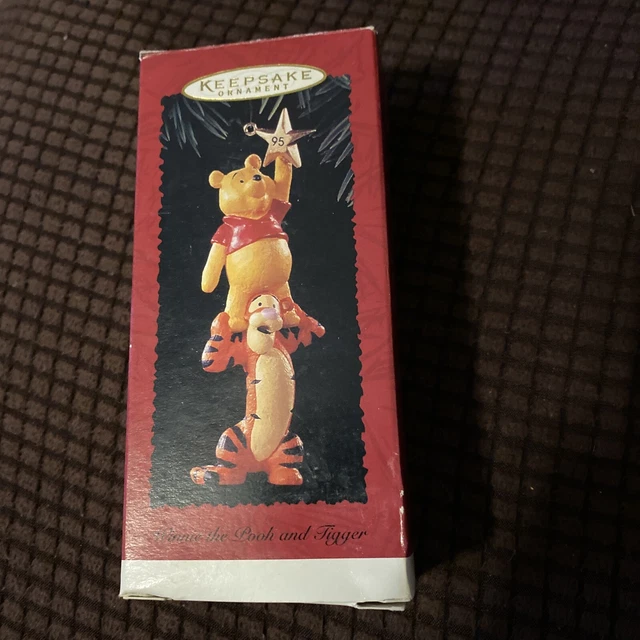 HALLMARK WINNIE THE Pooh and Tigger 1995 Disney Christmas Keepsake
