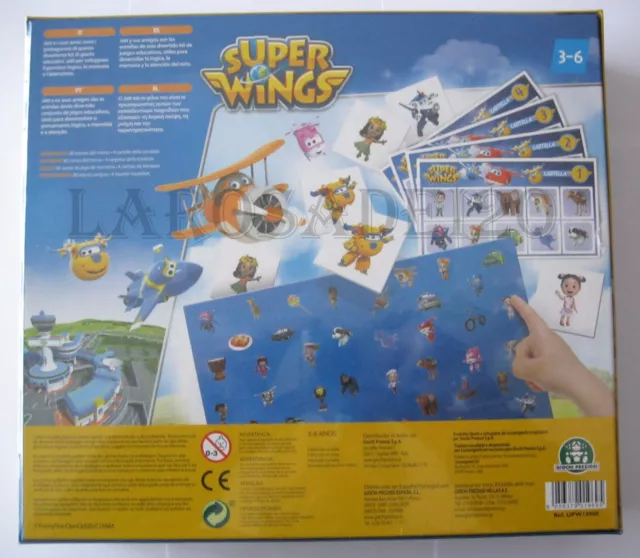 Gioco da Tavolo SUPER WINGS MEMO 3 in 1 - Ed. Giochi Preziosi - Nuovo 2