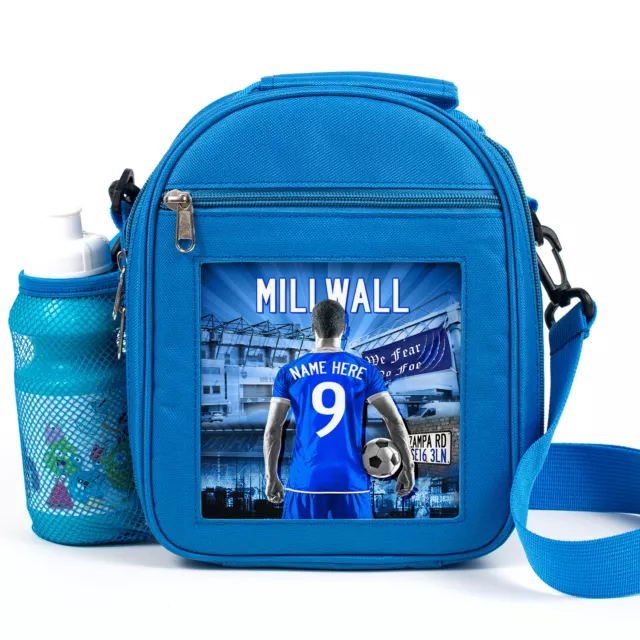 Personalised Millwall Lunch Bag Boys School Snack Childrens Football AF86