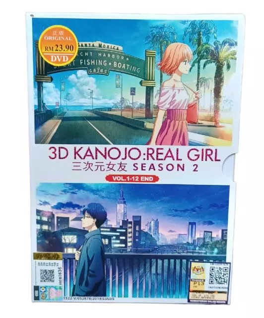 3D KANOJO REAL GIRL (SEASON 1+2) - ANIME TV DVD (1-24 EPIS + LIVE ACTION  MOVIE)
