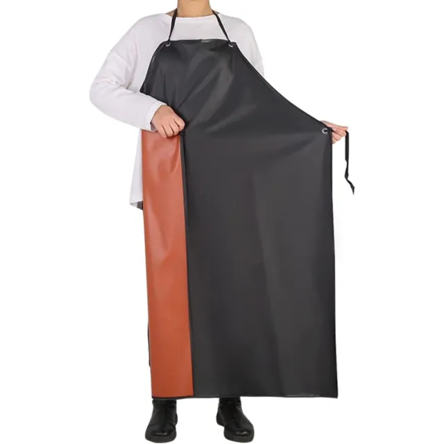 Heavy Duty Vinyl Waterproof Apron Chemical Resistant PVC Apron for Industrial