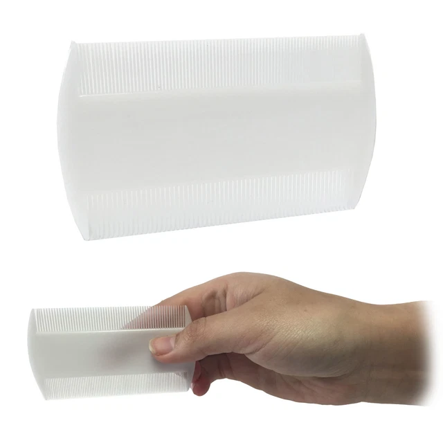 Medisure Double Sided Durable Plastic Kids Children Head Lice Eggs Nit Flea Comb