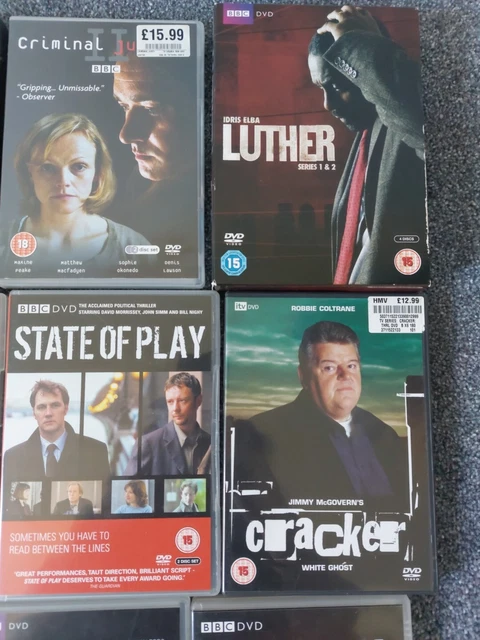BBC ITV CRIME Drama Series Bundle Cracker Luther Sherlock Messiah X8 bbc-itv-crime-drama-series-bundle-cracker-luther-sherlock-messiah-x8