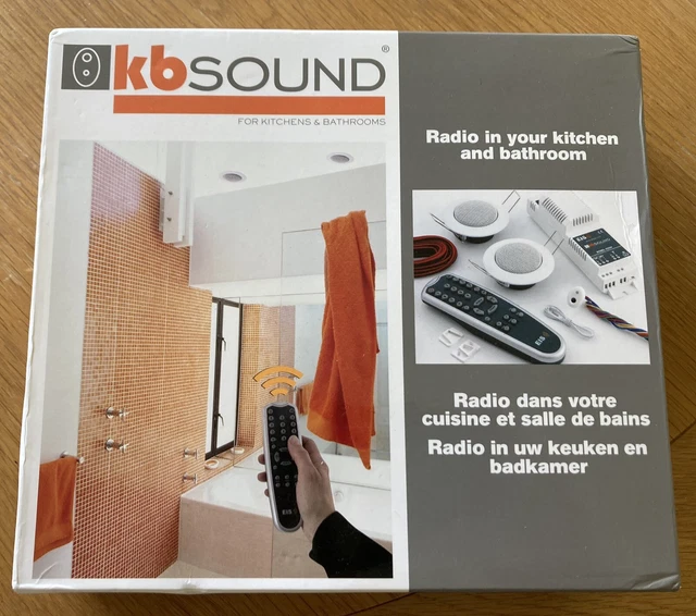 KB SOUND FM Radio 2.5" Ceiling Speaker System - Bathroom / Kitchen £39. ...