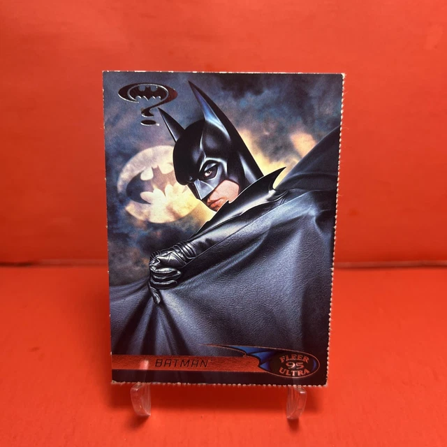 1995 FLEER ULTRA Batman Forever Target Sheet Batman 1 Pomo en muy