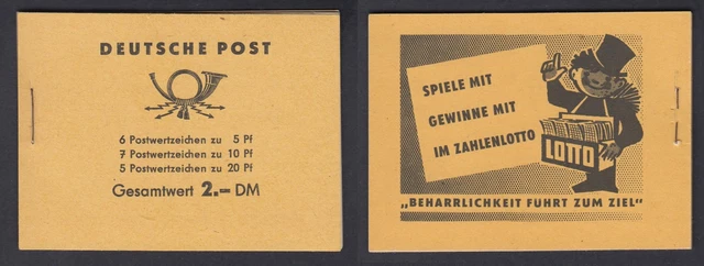 DDR Markenheftchen 3 b 1 Fünfjahresplan 1961 postfrisch