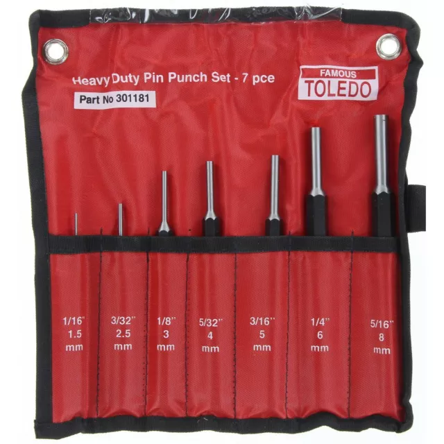 Toledo HD Pin Punch Set 7 Piece 301181