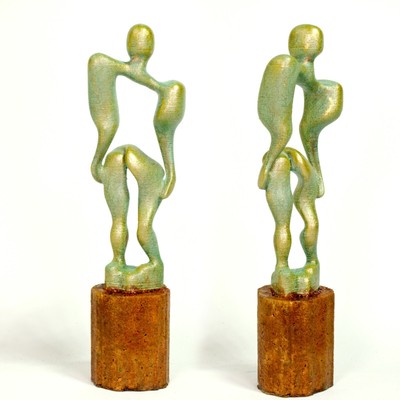 Arte Scultura "El Niño" 24 cm pezzo unico Andreas LOESCHNER-gornau 