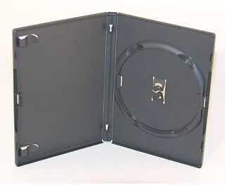 AMARAY DVD Cases grey for 1 Disc, incl. Tray Bracke 14 mm spine - 50 pack