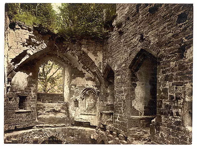 Castle the chapel Goodrich England c1900 OLD PHOTO