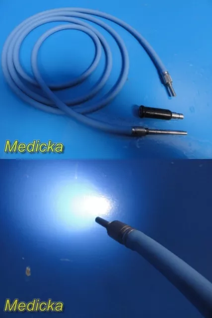 Smith & Nephew DYONICS 2140 F/O Light Guide 5mmx8' W/ 2147 Light Adapter ~ 30473