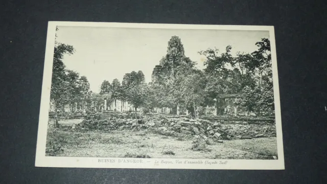 Cpa 1925-1935 Indochina Cambodge Cambodia Khmer Angkor Le Bayon Postcards