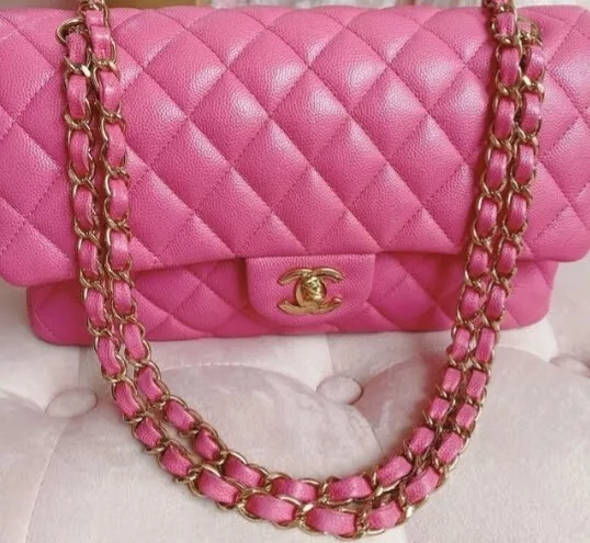 CHANEL AP2874 LAMBSKIN PINK VANITY MICROCHIP TOP HANDLE SHOULDER BAG  237003894 TI, Luxury, Bags & Wallets on Carousell