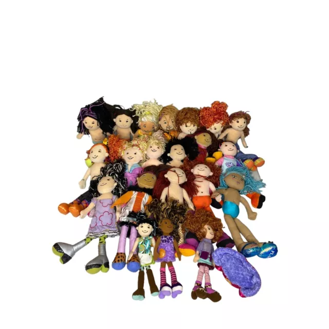 Vintage Y2K Groovy Girls Plush Dolls Lot 21 Dolls Manhattan Toys