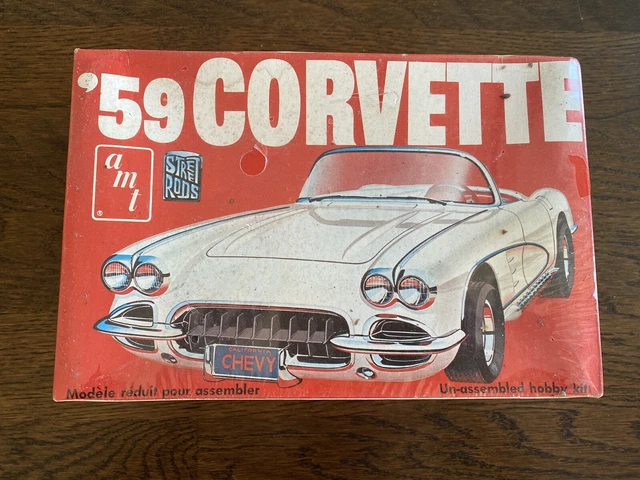 AMT ERTL 1959 Chevrolet Corvette Street Rod Series OVP 1:25 1:25 ...