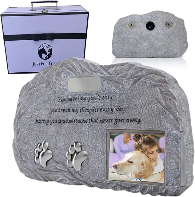 NUEVO- Urnas conmemorativas para mascotas Just Fur Them para cenizas de perro/gato/marco de fotos