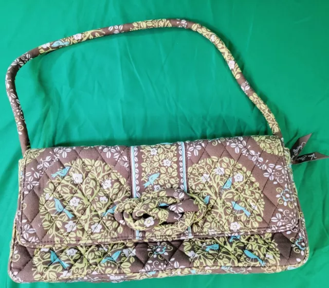 VERA BRADLEY Knot Just a Clutch Sittin in a Tree Padded Quilted Shoulder Bag