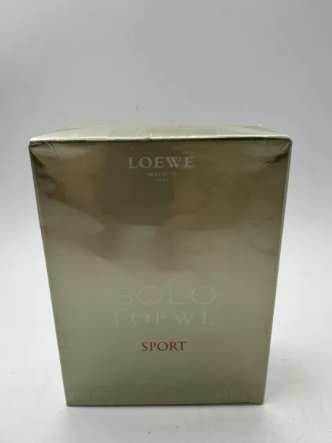 SOLO LOEWE EAU de Toilette Pour Homme 75ml PLEASE READ