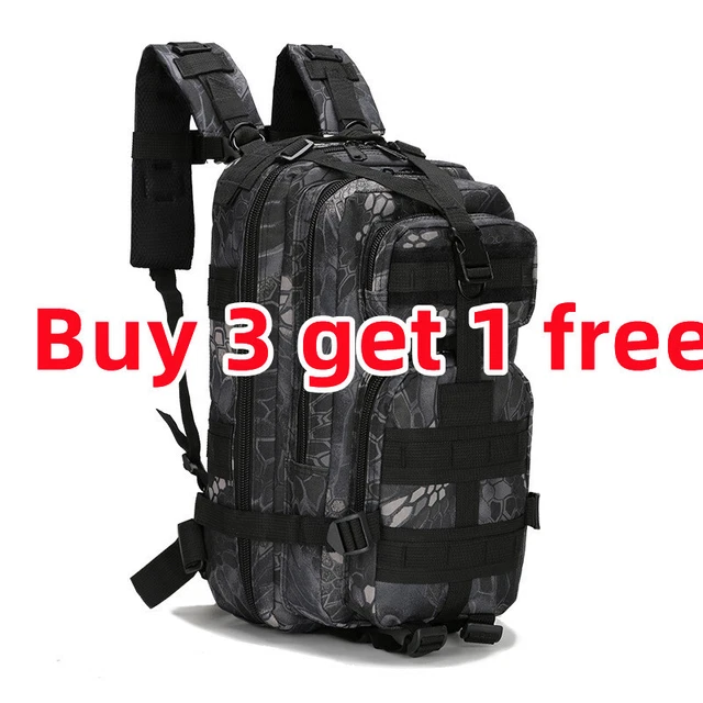 30L Outdoor Military Molle Tactical Bag Rucksack Camping Hiking  Travel Backpack