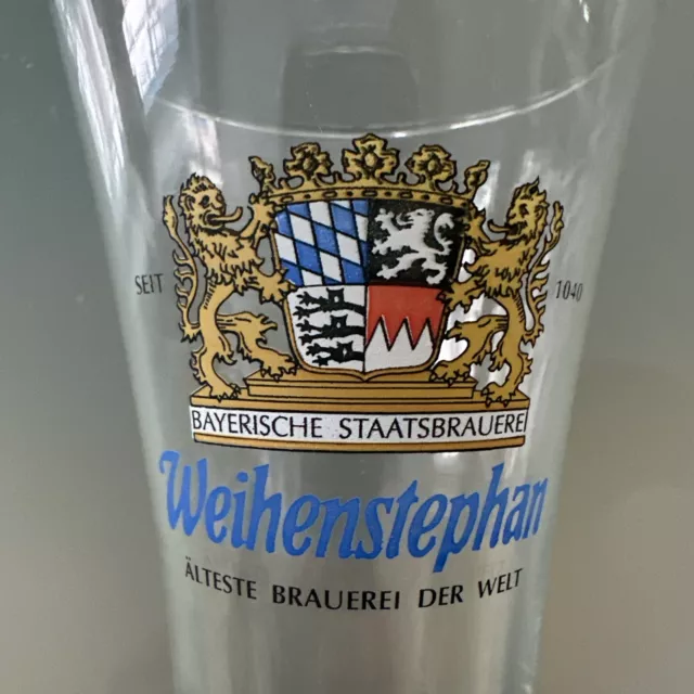 weihenstephan bierglas, gebraucht