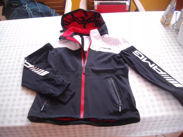 Original Mercedes-AMG Funktionsjacke Herren schwarz/weiß