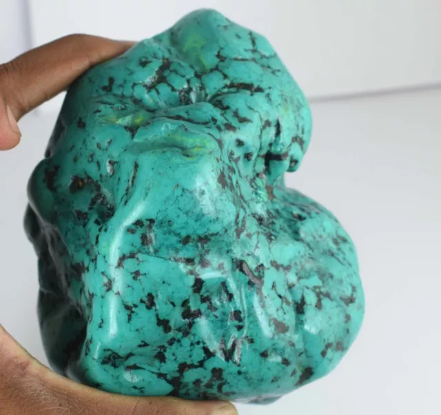 Neu Lager Natürlich Arizona Blau Türkis 5330 Karat Edelstein Rough Mineral Probe
