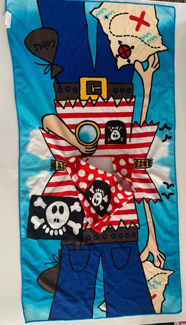 Asciugamano/abito a tema pirata novità bambini usato - The Bath Shop