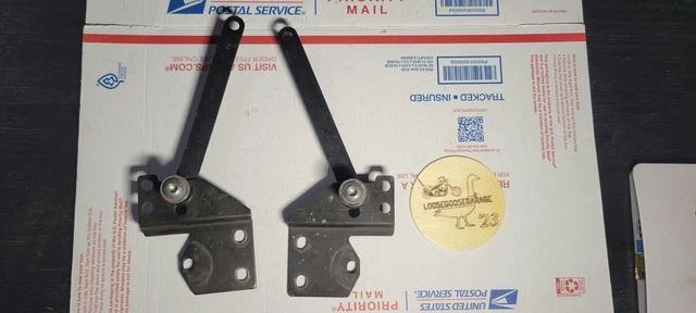 97-08 Harley Davidson Touring Passenger Back Rest Quick Release Bracket Mounts
