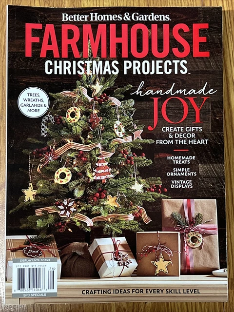 BETTER HOMES & Gardens Farmhouse Christmas Projects 2022 EUR 9,44