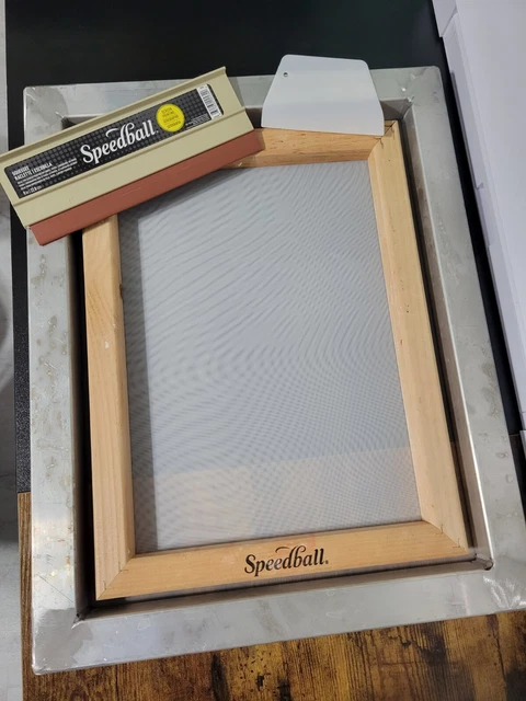 Pantalla de impresión y escobilla de escena Speedball más pantalla adicional