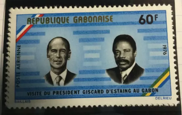 TIMBRE du GABON N°187  Poste aérienne  Neuf année 1976