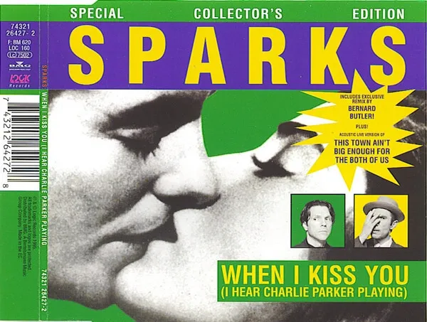 SPARKS - When I Kiss You / This Town Ain't Big Enough - UK Collector's CD Single