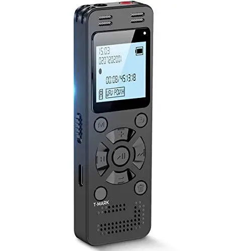 32GB Digital Voice Recorder for Lectures Meetings -  2324 Hours Voice Activated