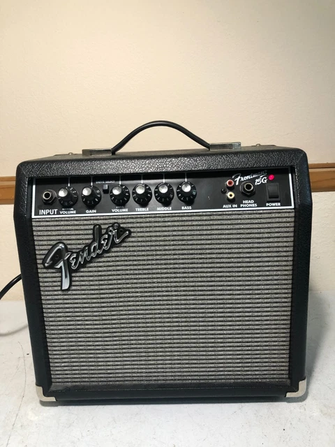 Fender Frontman 15G 15 watt Guitar Amp Electric HiFi Stereo Musician Gain Loud