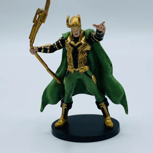 Marvel Disney Store Collectible Loki Cake Topper PVC Figurine Figure Toy