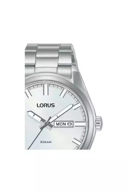 Lorus Gents Stainless Steel Bracelet Watch 40mm Water Resistant RH353AX9 2