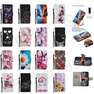 Case for iPhone 13 12 11 Pro XR XS Max 8 7 SE2 Pattern Leather Wallet Flip Cover