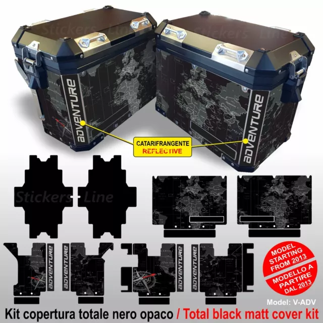 KIT COMPLETO ADESIVI compatibili valigie BMW R1200 R1250 GS ADV bags stickers EUR 82 56 PicClick IT