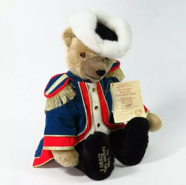 Hermann No-No Bear Plush Toy Soldier Nutcracker Mohair European Edition 229/500E 3