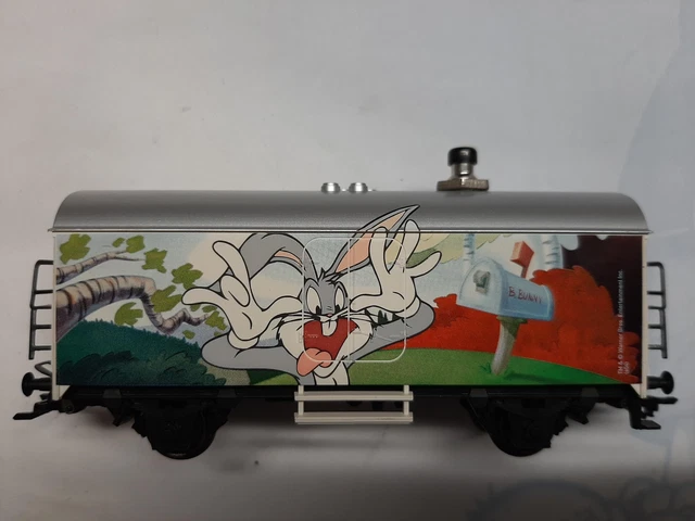 Wagon Couvert Märklin H0 AC 48704 Looney Tunes / 1.FC JW 2004 - Modèle Train Époque IV - Occasion