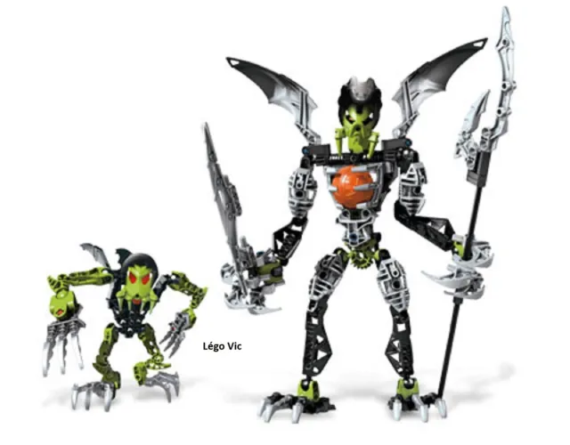 Lego 8952 Bionicle Warriors Mutran and Vican robot complet notice de 2008 -NN5