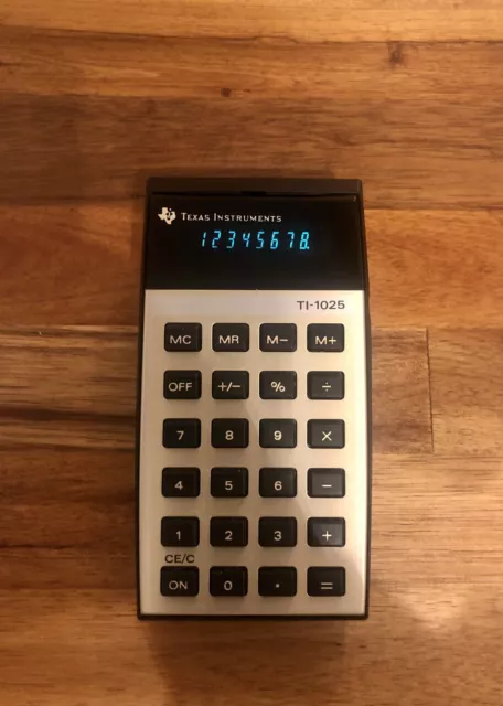 Vintage Texas Instruments TI-1025 Electric Calculator