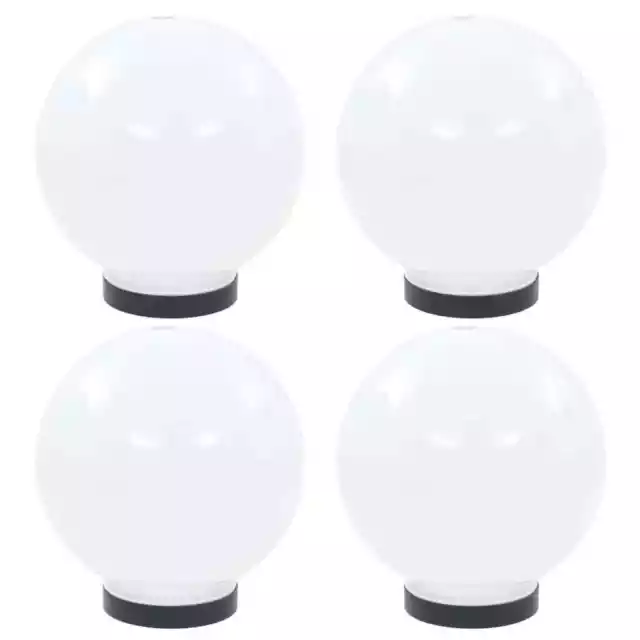 2x Lámparas de Bola Exterior LED Luces Esféricas Jardín Diverso Tamaño vidaXL