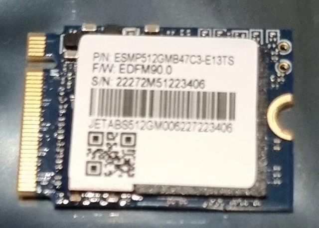 BAITITON 512GB M.2 2230 NVMe SSD - Kompatibel Mit Steam Deck Und Surface Pro