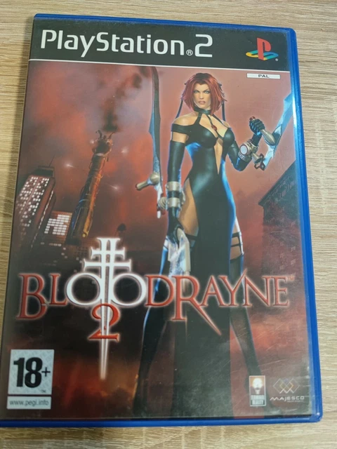 Jeu PS2 BloodRayne 2 Complet FR - État Correct, Jeu D'action-aventure Avec Héroïne Vampire