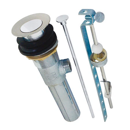 KINGSTON BRASS KB1007 Brass, Bathroom Sink Drain, Pop-Up Drain with Overflow