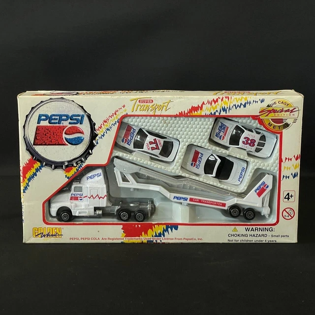 VINTAGE GOLDEN WHEEL PepsiCola Super Transport Cars Set 12.76 PicClick