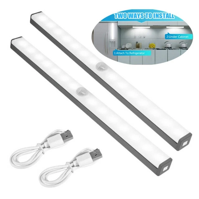 stick night lights 2x LED Tube Lampe Lumières de Placard à Détecteur de Mouvemen