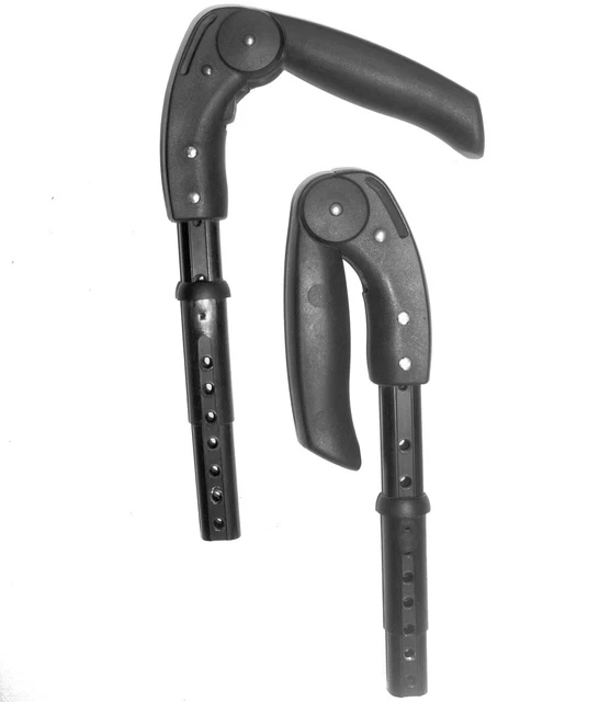 PAIR TILITE FOLDING Wheelchair Push Cane Handles Hand Grip Attachment