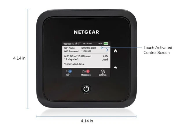 NETGEAR M5 MR5200 5G LTE 4G , Wifi 6 , Nighthawk Router Portatile + Fisso 3